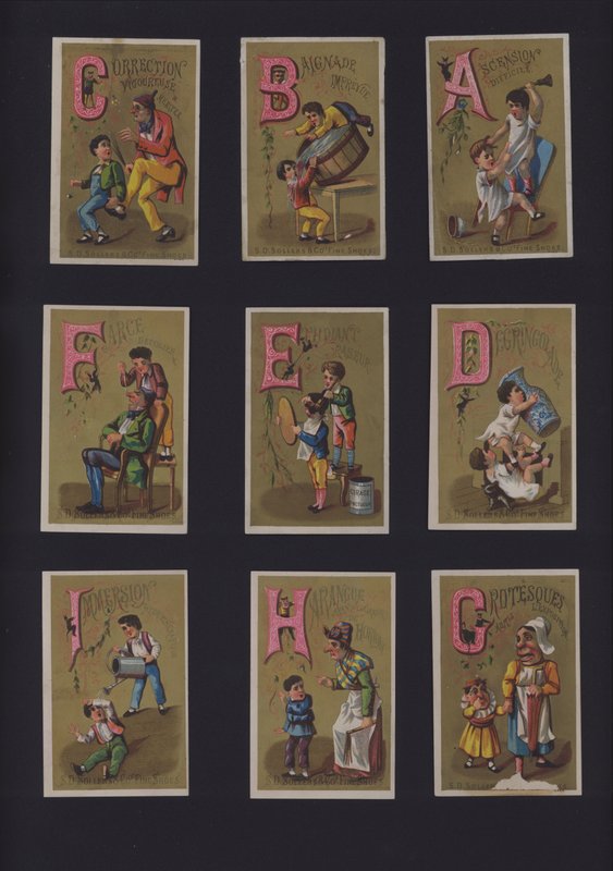 Alfabeto cómico francés de French School
