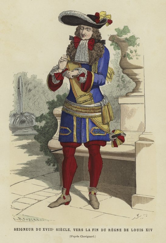 Noble francés del siglo XVIII, hacia el final del reinado de Luis XIV de French School