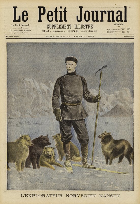 Fridtjof Nansen, explorador noruego de French School