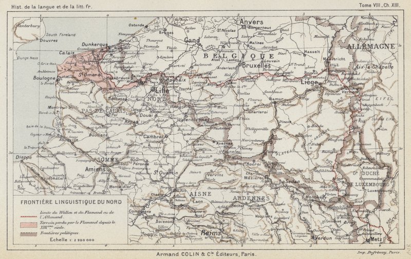 Frontera lingüística del norte de French School