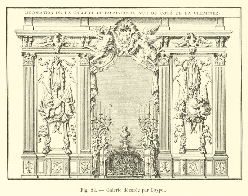 Galería decorada por Coypel de French School