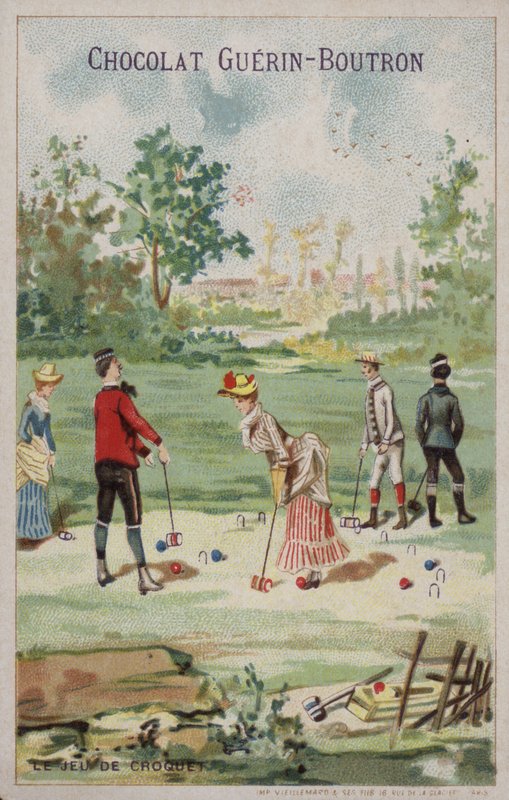 Juego de croquet de French School
