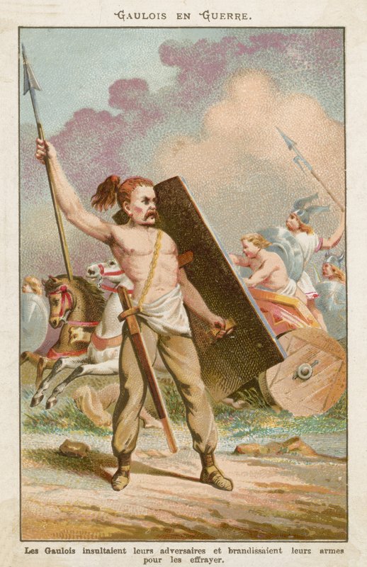 Guerreros galos de French School