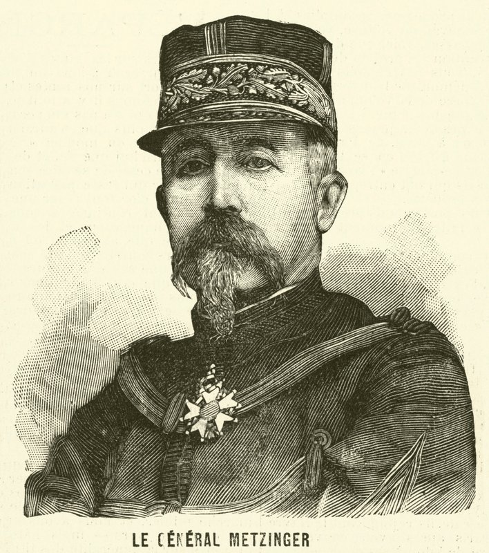 General Leon Frederic Hubert Metzinger, soldado francés de French School