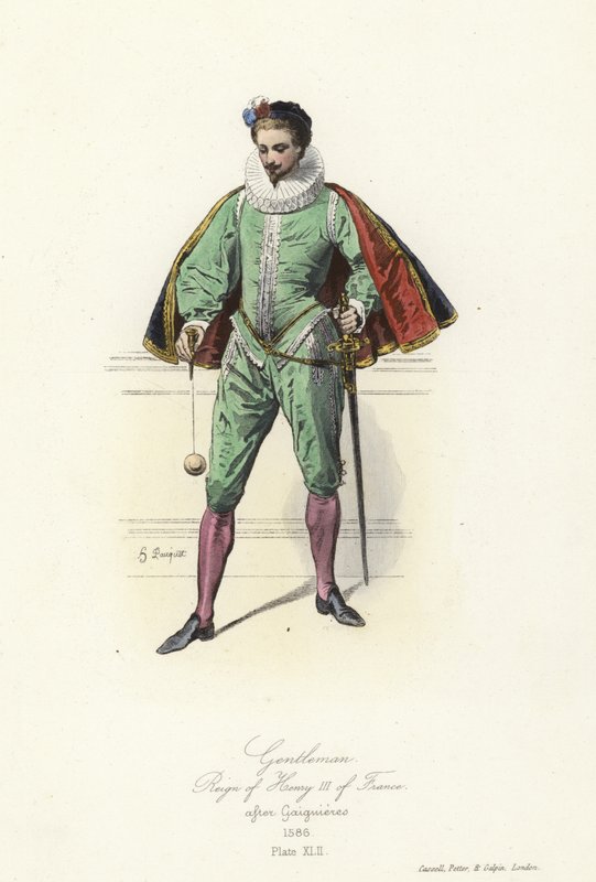 Caballero del reinado de Enrique III de Francia de French School