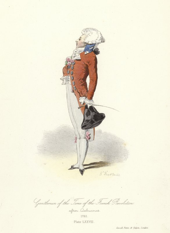 Caballero de la época de la Revolución Francesa de French School