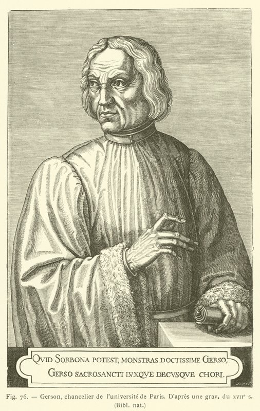 Gerson, canciller de la Universidad de París de French School
