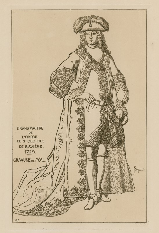 Gran Maestre de la Orden de San Jorge de Baviera, 1729 de French School