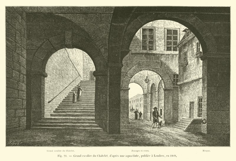 Gran escalera del Chatelet de French School