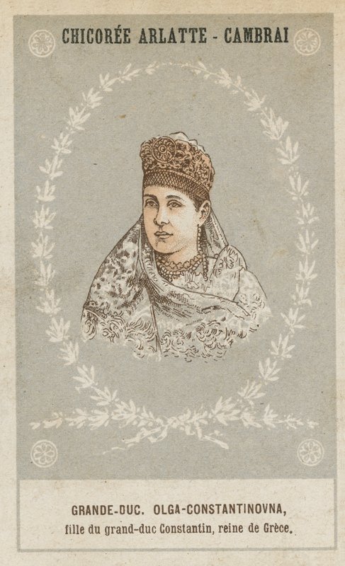 Gran Duquesa Olga Constantinovna, hija del gran duque Constantino, reina de Grecia de French School