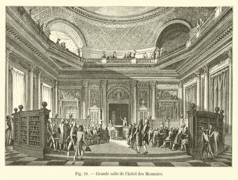 Gran sala del hotel de Monedas de French School