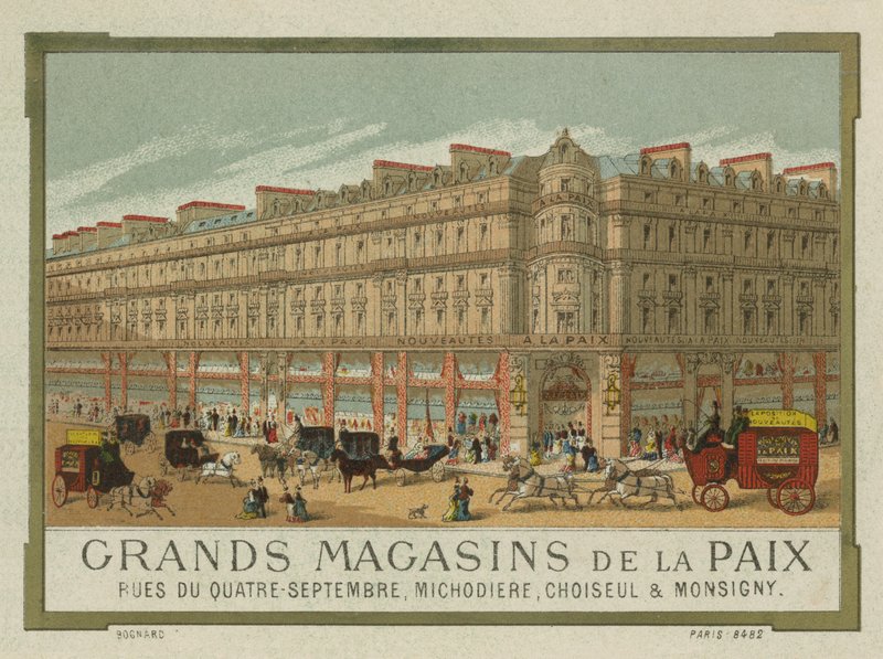 Grands Magasins de la Paix, París de French School