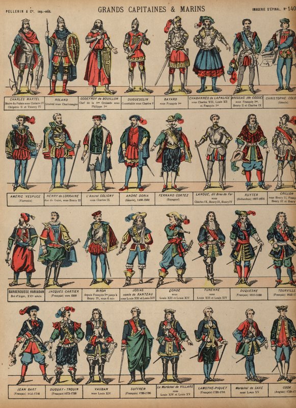 Grandes figuras militares de French School