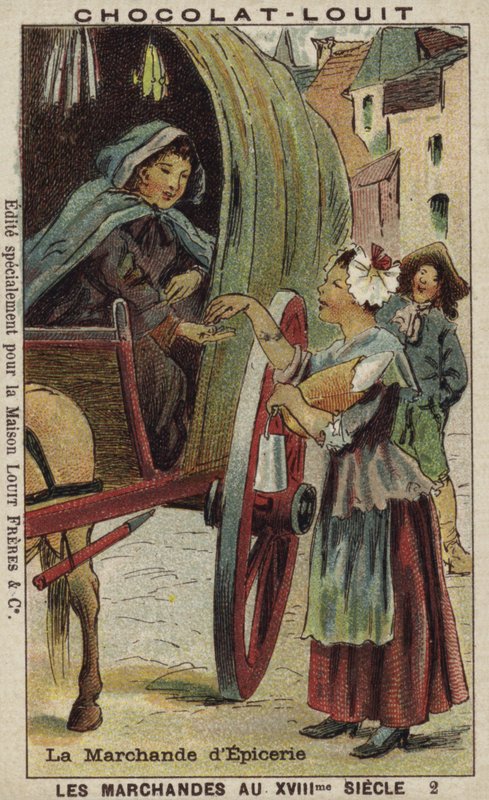 Tendero, siglo XVIII de French School