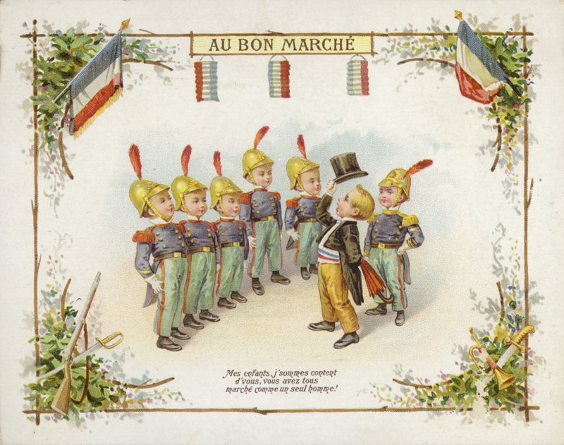 Guardia de honor, niños de French School