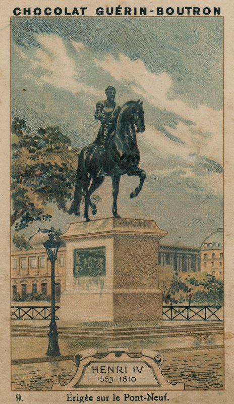 Enrique IV, 1553-1610, Erigida en el Pont-Neuf de French School
