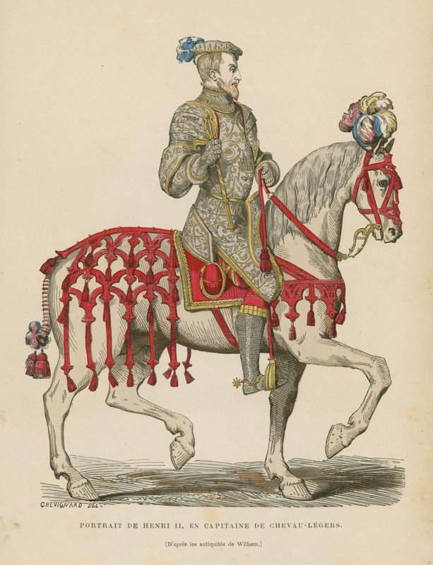 Enrique II de Francia de French School