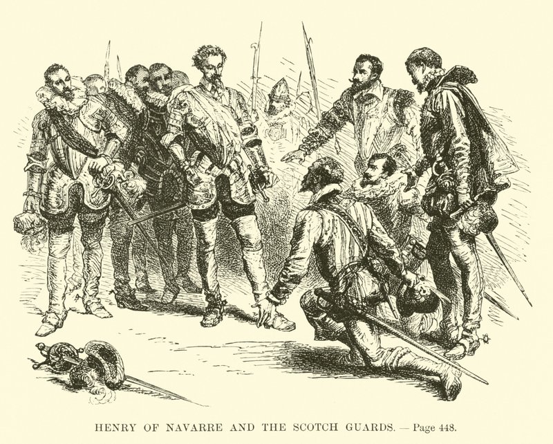 Enrique de Navarra y los Guardias Escoceses de French School