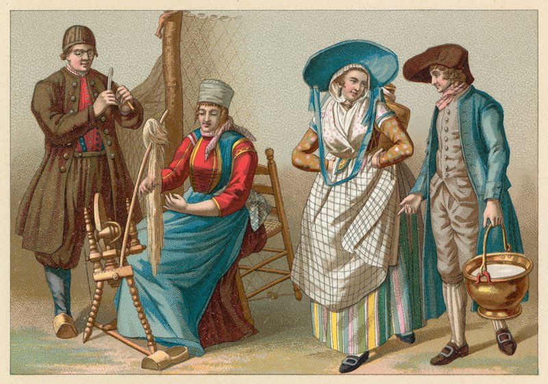 Traje holandés de French School