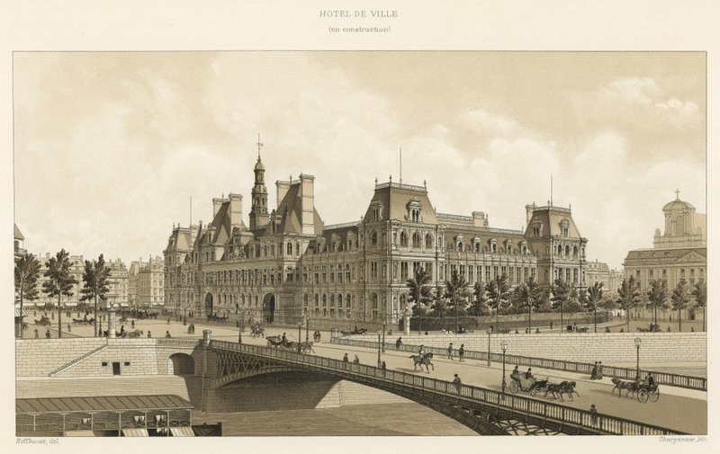Hotel de Ville, en construcción de French School