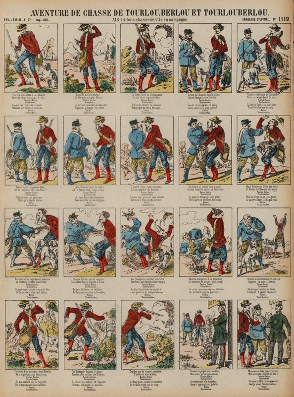 Aventura de caza de Tourlou, Berlou y Tourlouberlou de French School