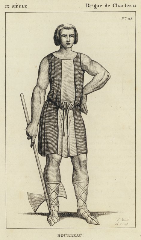 Siglo IX, Reinado de Carlos II, Verdugo de French School