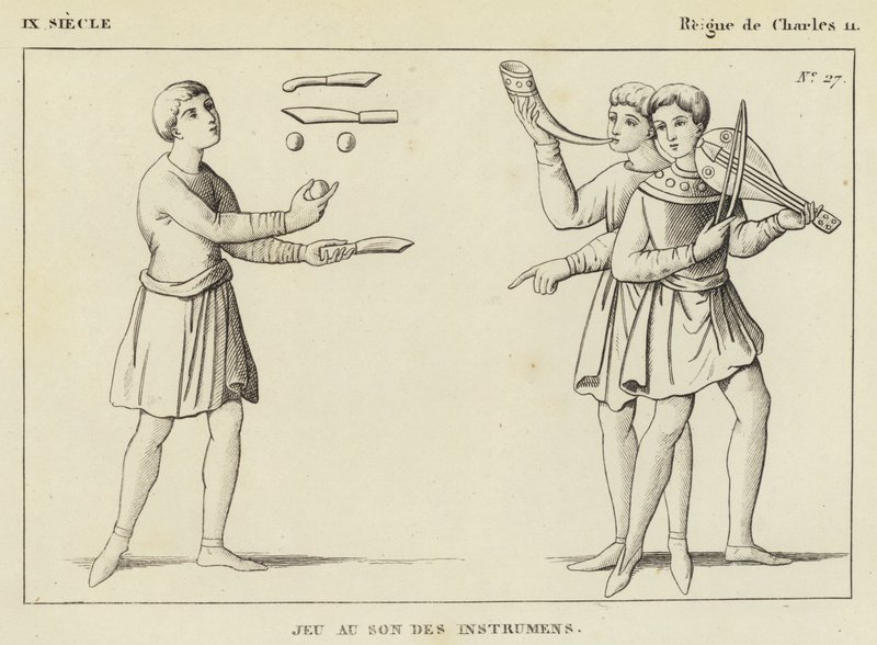 Siglo IX, Reinado de Carlos II, Juego al Son de los Instrumentos de French School