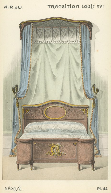 Ilustración del catálogo de productos de diseño interior de A R & Cie, Francia de French School