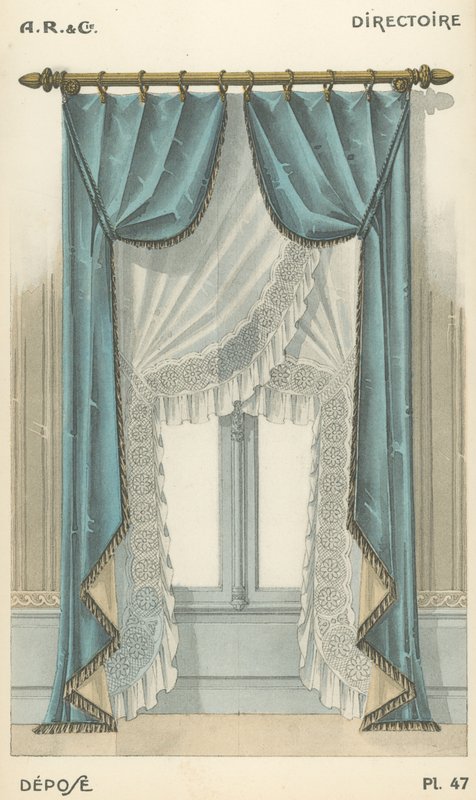 Ilustración del catálogo de productos de diseño interior de A R & Cie, Francia de French School