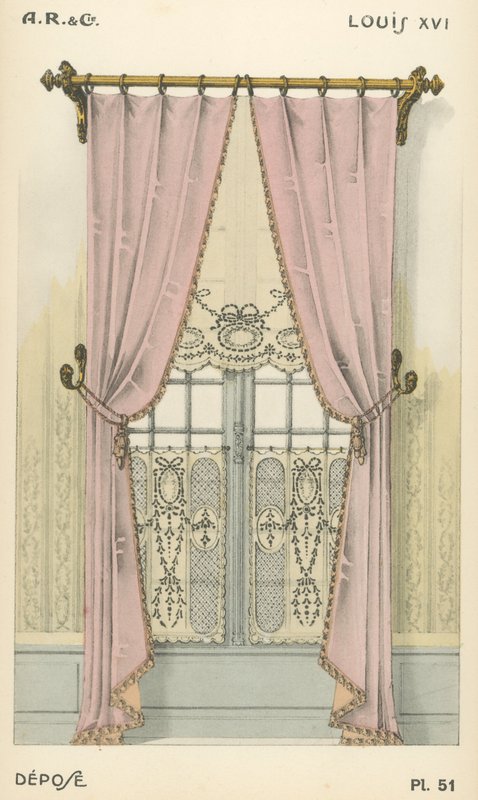 Ilustración del catálogo de productos de diseño de interiores de A R & Cie, Francia de French School