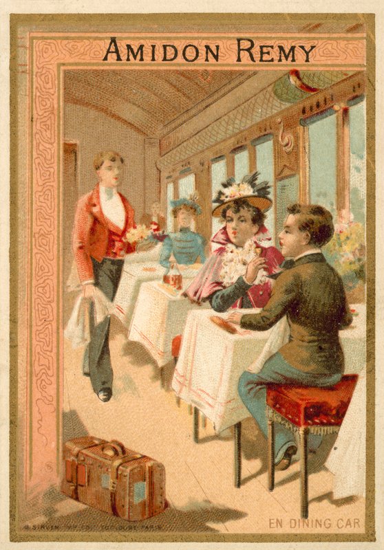 En el coche comedor de French School