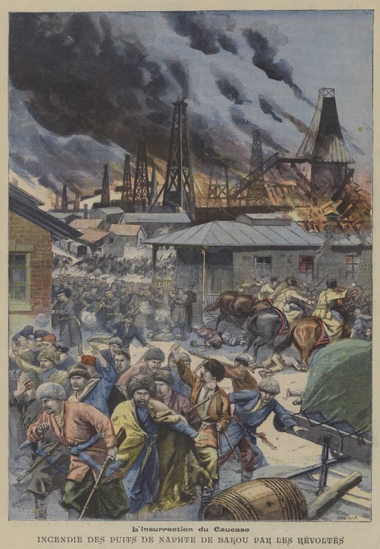 Insurrección en el Cáucaso de French School