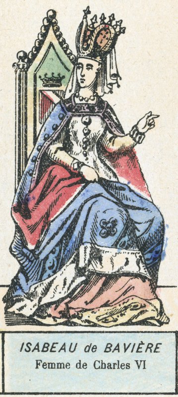 Isabel de Baviera, Esposa de Carlos VI de French School