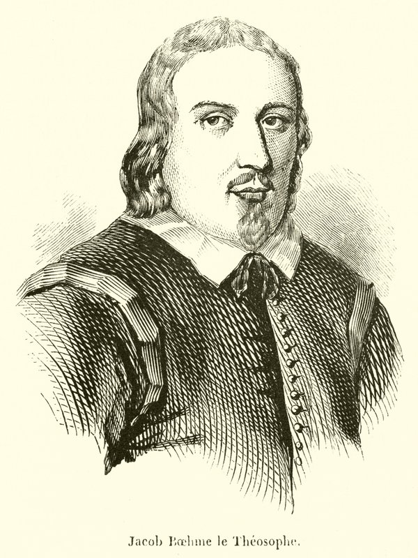 Jacob Boehme el Teósofo (grabado) de French School