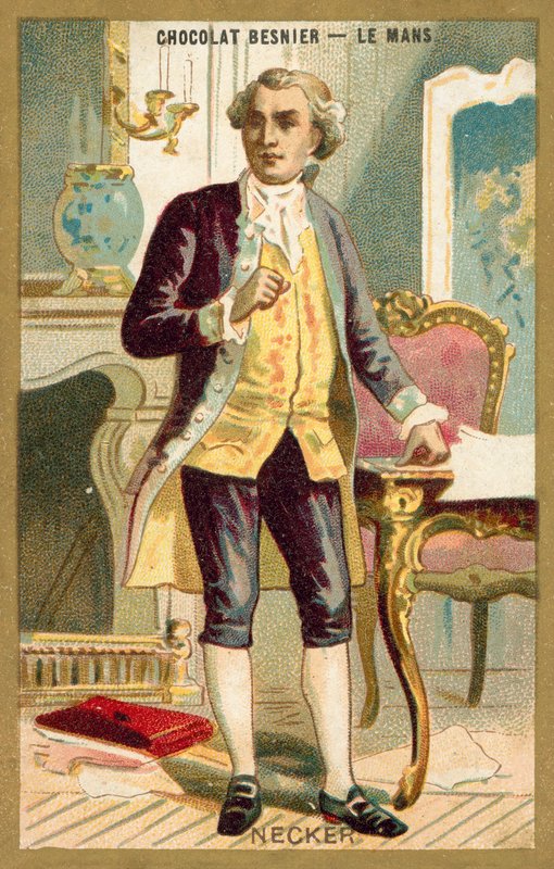 Jacques Necker, banquero y estadista francés nacido en Suiza de French School