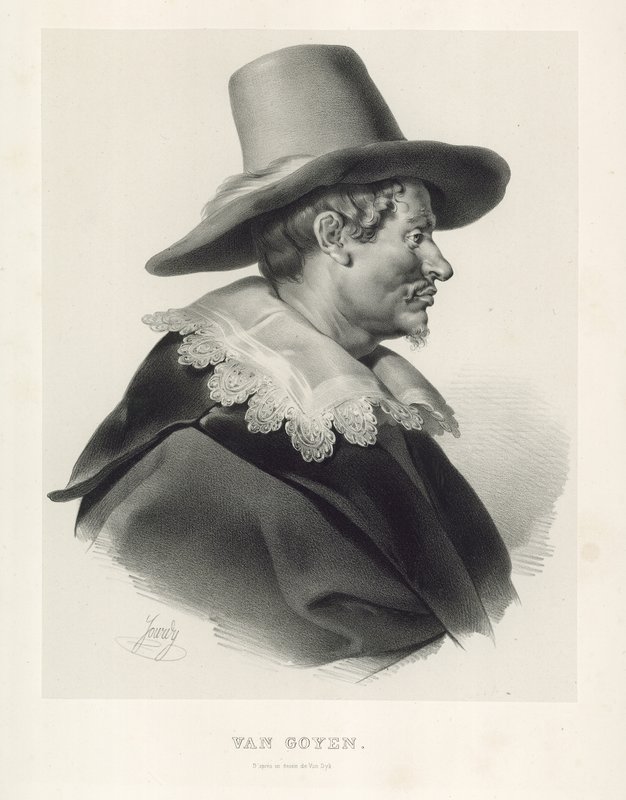 Jan van Goyen, artista holandés de French School