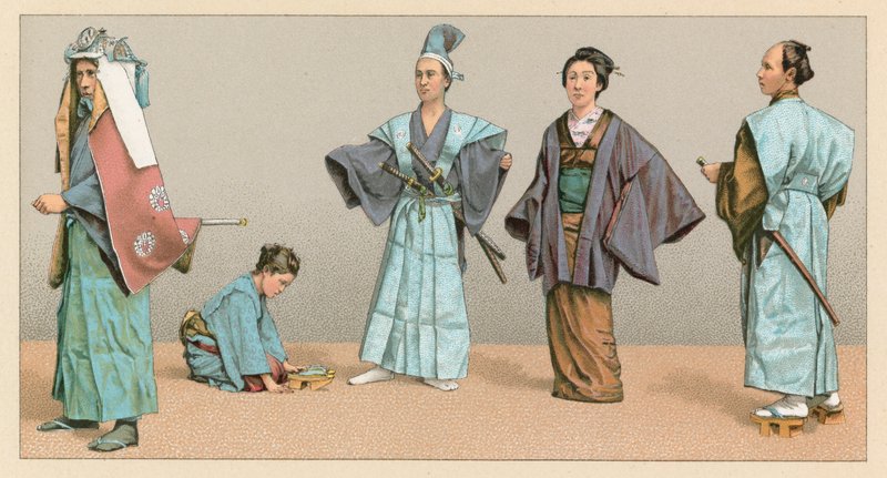 Traje japonés de French School
