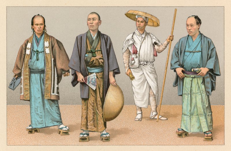 Traje japonés de French School