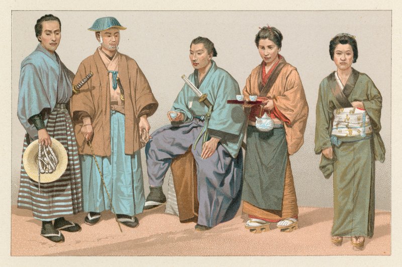 Traje japonés de French School