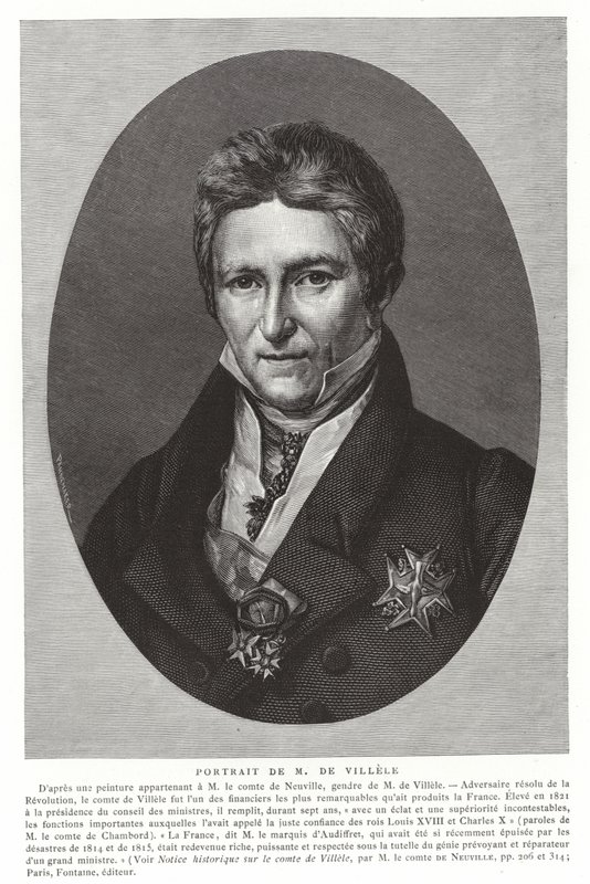 Jean-Baptiste de Villèle, estadista francés de French School