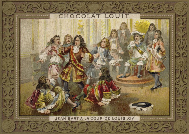 Jean Bart en la corte de Luis XIV de French School