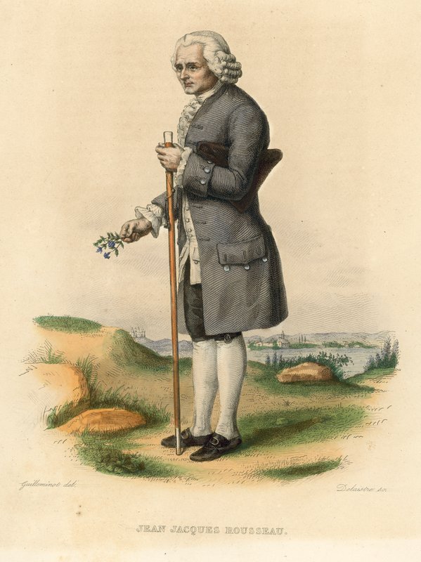 Jean Jacques Rousseau de French School