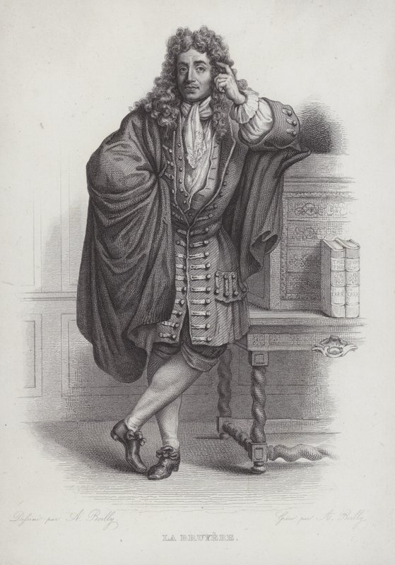 Jean de La Bruyere, filósofo, moralista y autor francés de French School