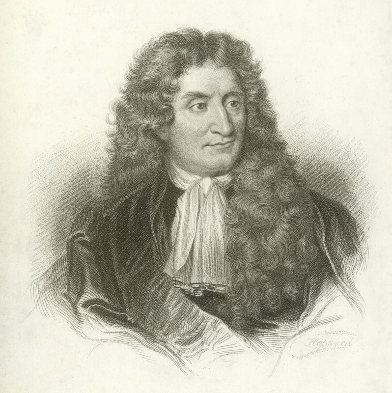Jean de la Fontaine (grabado) de French School