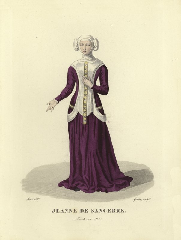 Jeanne de Sancerre de French School