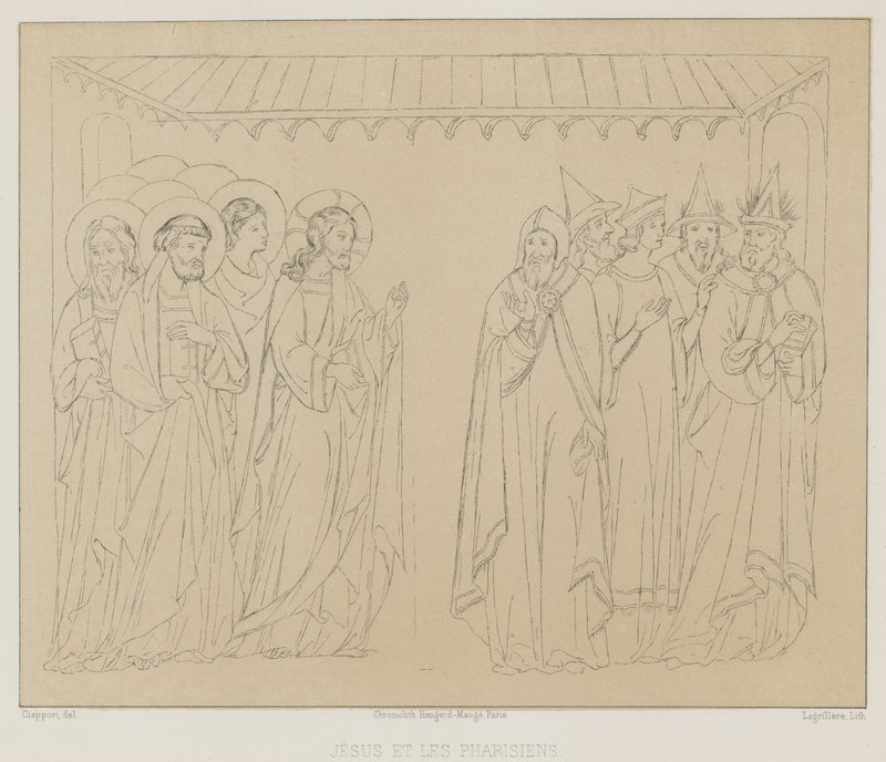 Jesús y los fariseos de French School