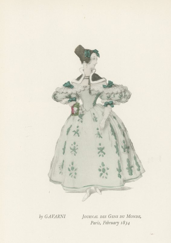Journal des Gens du Monde, París, febrero 1834 de French School
