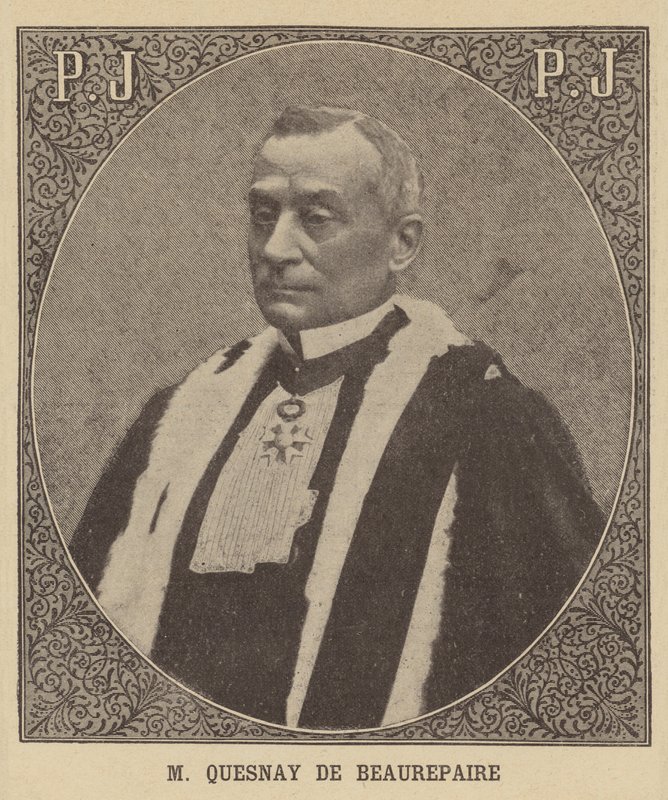 Jules Quesnay de Beaurepaire, juez francés de French School