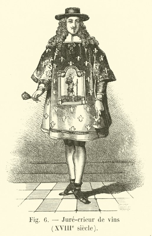 Jurador-criador de vinos, siglo XVIII de French School