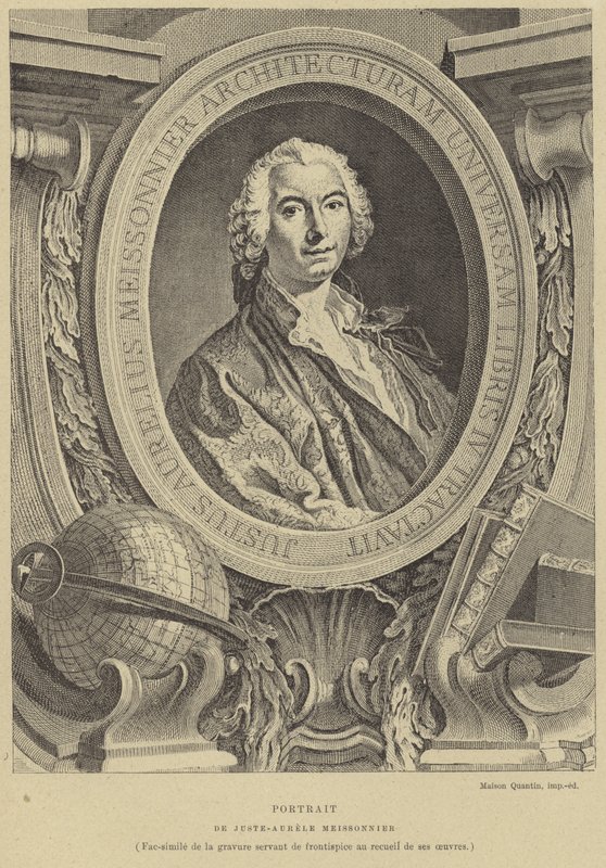Juste-Aurèle Meissonnier, orfebre, artista, arquitecto y diseñador de muebles francés de French School